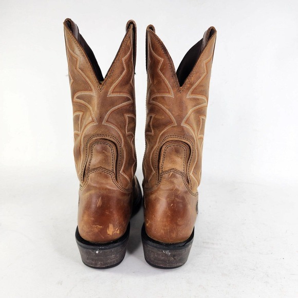 Ariat Men's Ironside 10005937 Cowboy boot US 12 D Brown Leather western boot - Picture 5 of 11